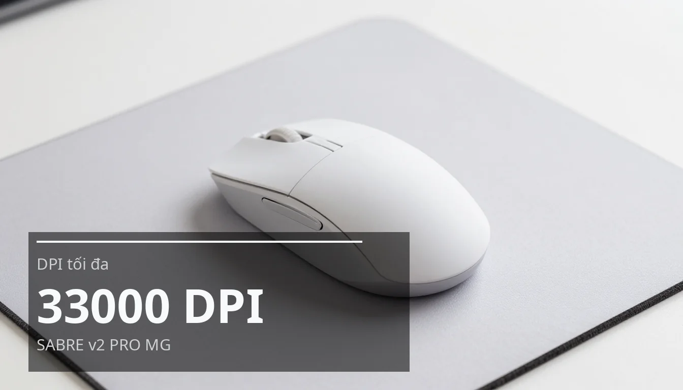 DPI tối đa — 33000 DPI — SABRE v2 PRO MG